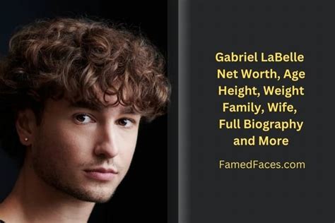 gabriel labelle height|gabriel labelle age.